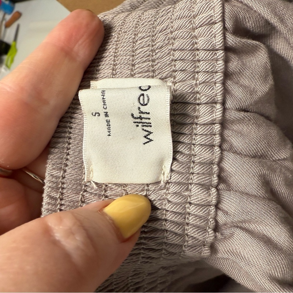Aritzia Wilfred Taupe Lyocell Maxi Skirt - Picture 6 of 8